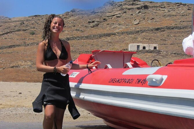 2-Hour Mykonos Private Sea Safari and Snorkeling on a Powerboat - Snorkeling around Tragonisi and the southern cove circuit