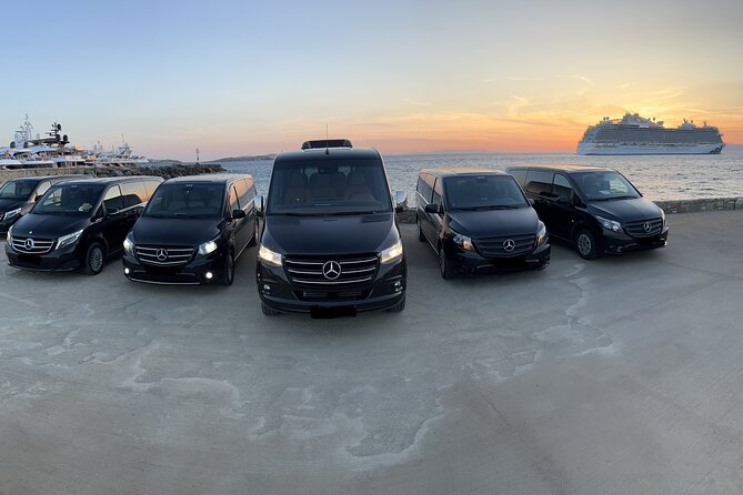 24-hour Point-Point Mykonos Airport and Port Transfers Service - 24/7 point-to-point: what it means on a small island