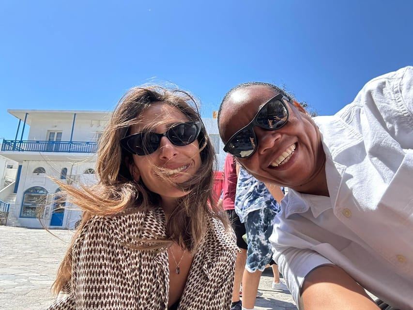 4Hour Mykonos Adventure Walk Town & Minivan Countryside Tour - Meeting point near the old port: easy to find, easy to miss if late