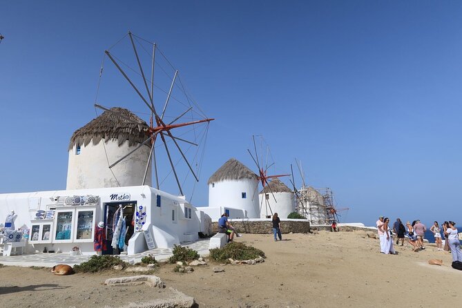 4Hours Mykonos Adventure Walk in Town & Minivan Countryside Tour - Key things to know before you go
