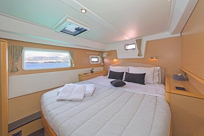 5 Hour Private Day or Sunset Cruise in Large & Majestic Catamaran - Ornos Bay to your own catamaran: the “no hassle” start