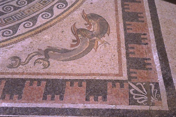 DELOS, the island of god Apollo - Theater District First: mosaics, cisterns, and marble colonnades