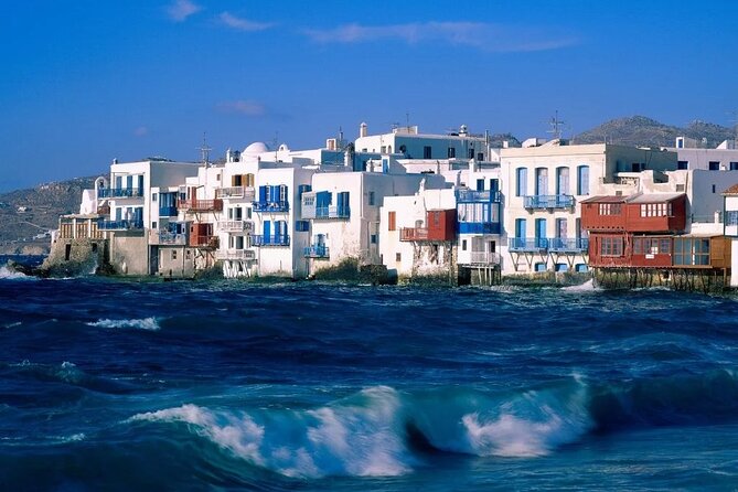 Explore Authentic Mykonos Full-Day 7 Hours Private Tour - Elia Beach or nearby: beach clubs in daylight, with a lot of choice