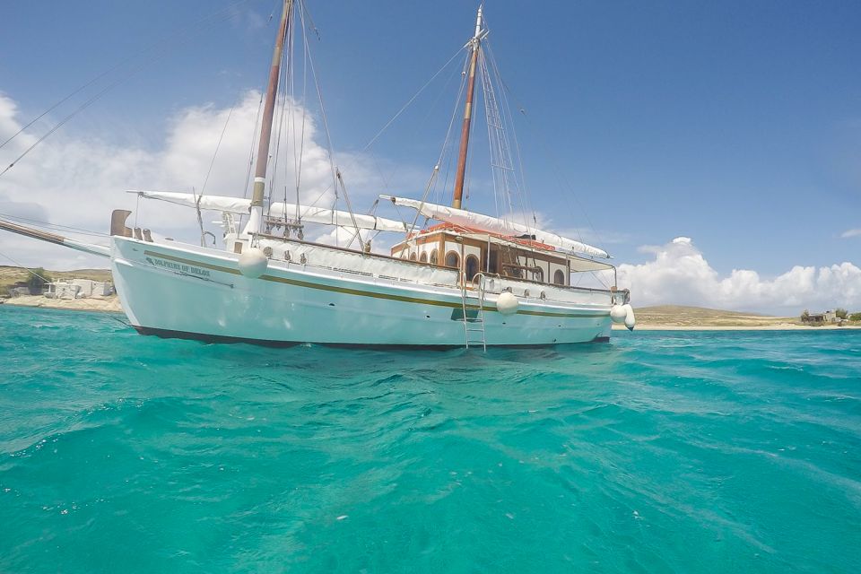 From Mykonos: Delos & Rhenia Islands Half-Day Trip by Boat - Rhenia Island: the swimming stop people remember