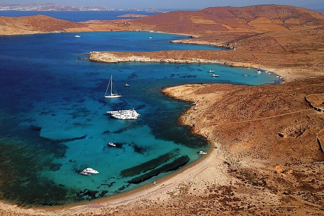 Full-Day Delos and Rhenia Island Cruise from Mykonos - Rheneia island: swim, relax, and reset after Delos