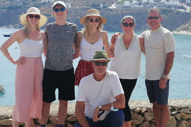 Half-Day Private Guided Tour in Mykonos up to 6 - Beaches on this route: Kalo Livadi and Agrari versus Paradise energy