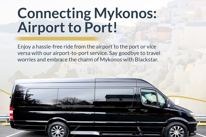 Mykonos Aiport - Port Tranfer to Your Hotel or Villa - Key Things I’d Pay Attention To