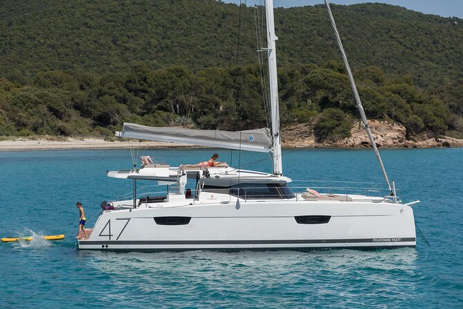 Mykonos: Brand-New Catamaran Cruise with Meal, Drinks & Transport - Aboard the Aerial and White Coral: spacious, modern, and calm