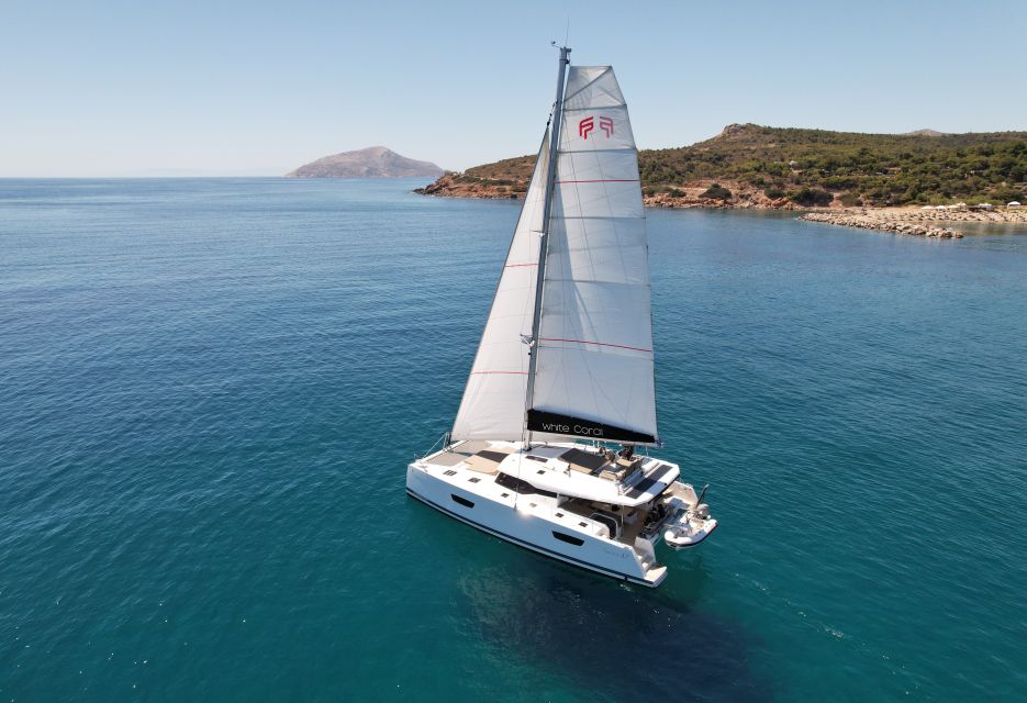 Mykonos: Catamaran Cruise with 3-Course Meal and Transfers - Rhenia cruise time: the stretch where the day becomes real