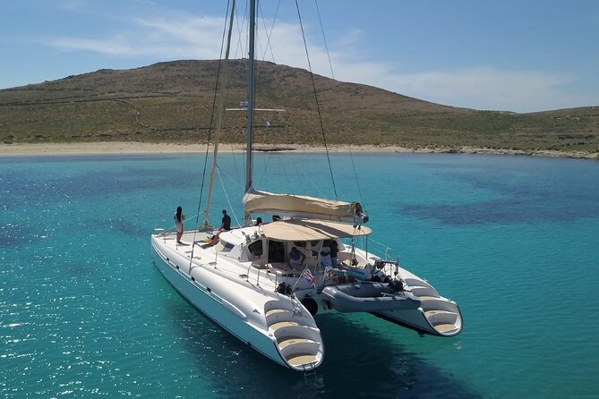 Mykonos Catamaran Premium Day-Sunset Tours 8-flavor Meal & Drinks - Boat size, group feel, and who this tour fits best