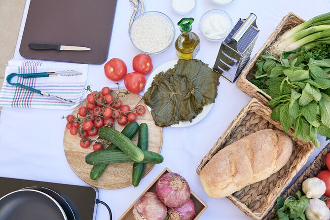 Mykonos Cooking Class- Hands On - Lunch as the Payoff: Group Meal, Lots of Food, and Wine