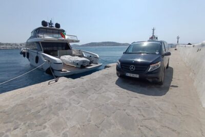 Mykonos driving tour - Choulakia pebble beach, then Armenistis Lighthouse: north-coast Mykonos at its most scenic