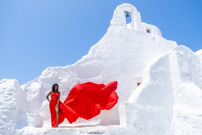 Mykonos Flying Dress Photoshoot - Key things to know before you book
