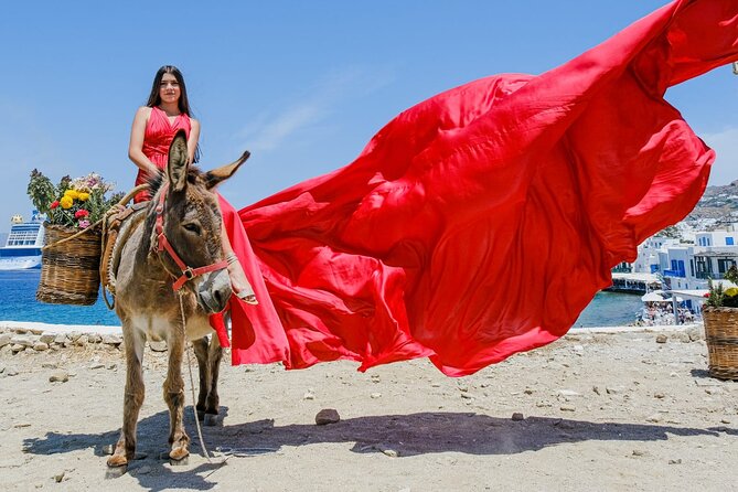 Mykonos Flying Dress Photoshoot - Photographer direction: why it can make or break the photos