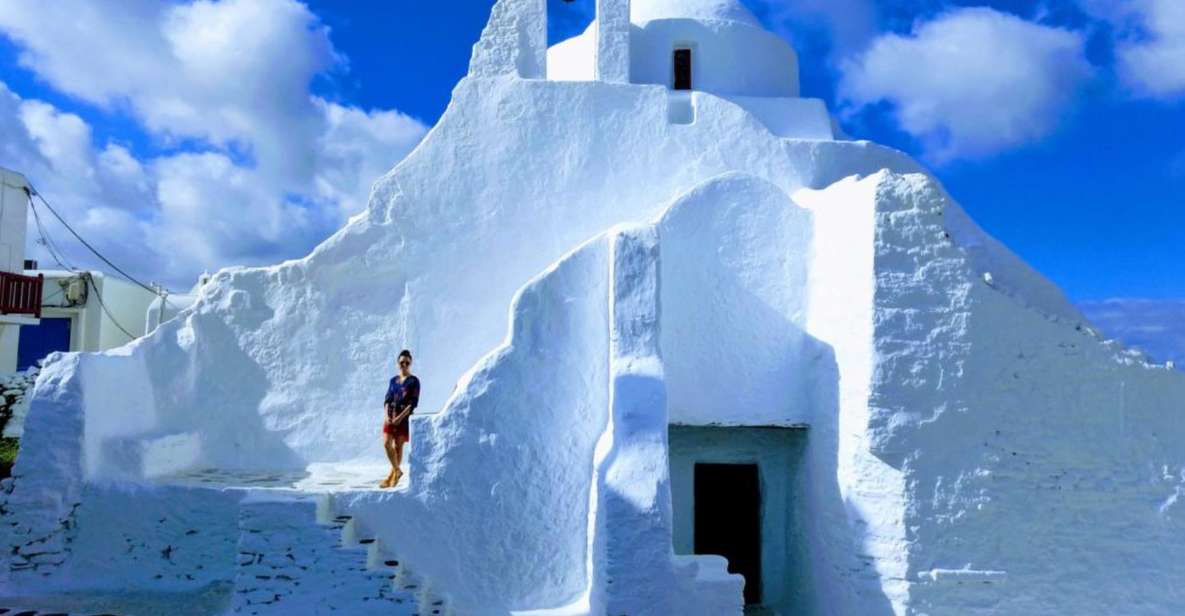 Mykonos: Full-Day Sightseeing Tour with Lunch - Ano Mera Village and Panagia Tourliani: Church Setting Meets Daily Life