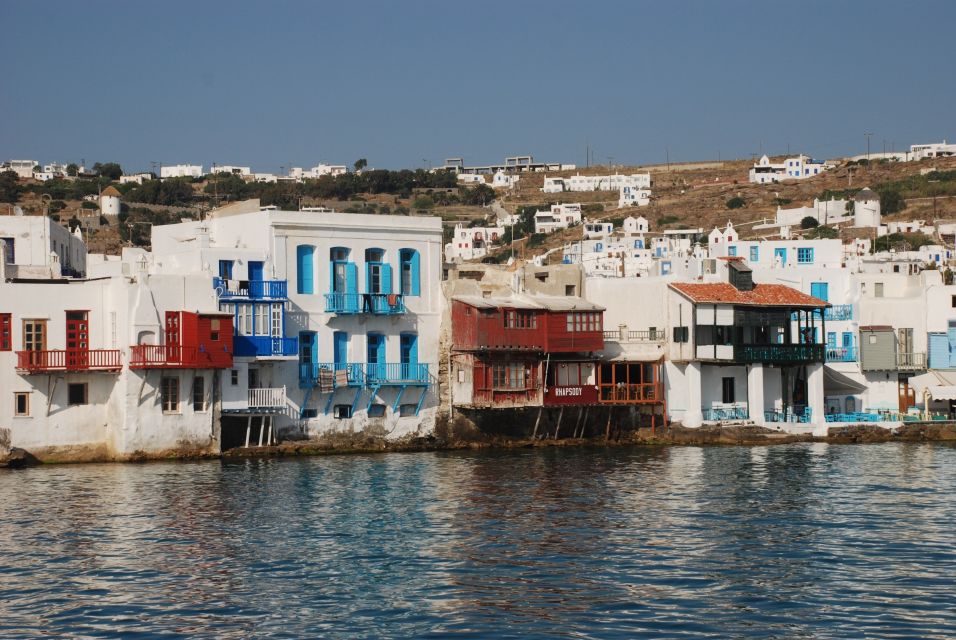 Mykonos: Half-Day City Walking Tour and Island Bus Tour - Mykonos Town walking: windmills, churches, and getting your bearings fast