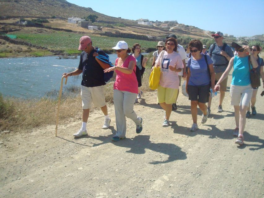 Mykonos Hiking Adventure - Driving to Maou farm and starting the hike at 09:15
