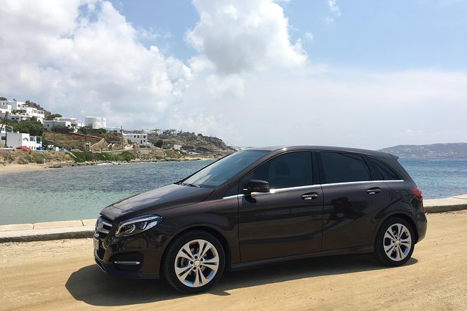 Mykonos Port Transfer - Mercedes Comfort and the Real Meaning of Luggage Space
