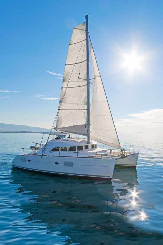 Mykonos: Private Catamaran Cruise w/ Food, Drinks & Transfer - Key things to know before you go