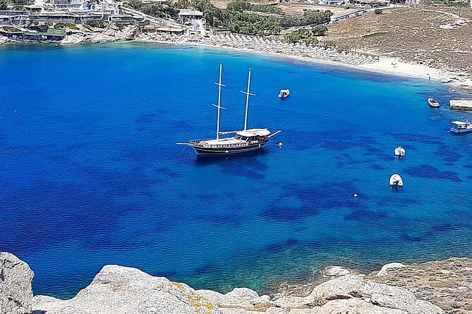 Mykonos Private Shore Excursion: Half-Day Island Discovery - Agios Sostis Beach area and Marmaronisi views