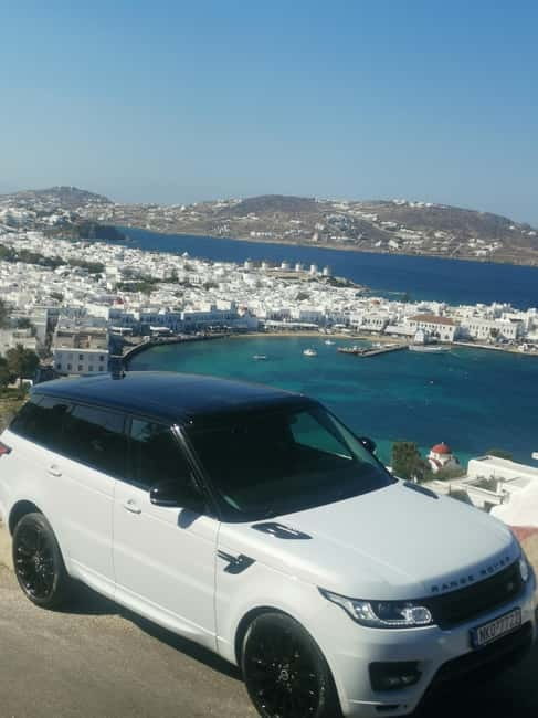 Mykonos: Private Tour with Range Rover - Old Town hits: Little Venice and Paraportiani without the guesswork
