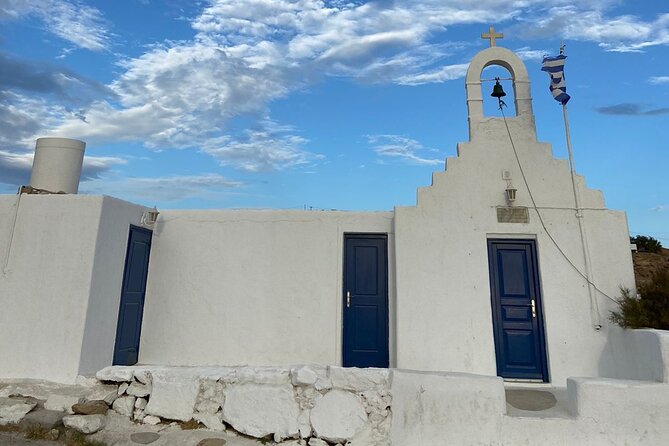 Mykonos Safari Island Tour - According To The Locals - Agrari Swim Window and a Final Panoramic Look Back at Town