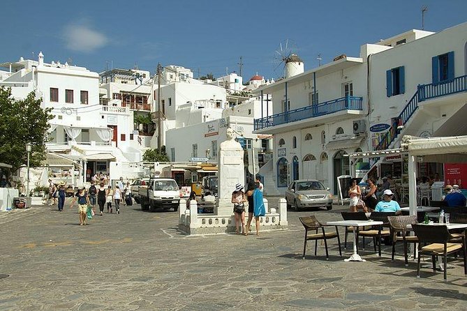 Mykonos Shore Excursion: Private Old Town Walking Tour - Little Venice and the windmills: the Mykonos waterfront payoff
