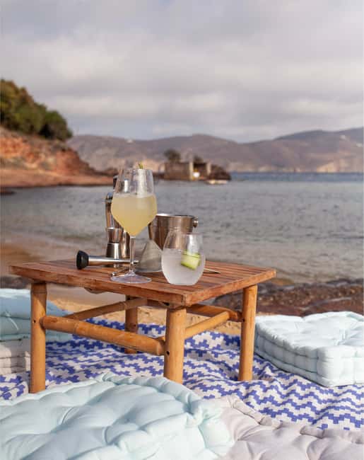 Mykonos: Sunset Cocktail Making Class on a Secluded Beach - Hands-on mixology: what you do with the tools