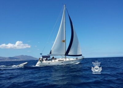 Mykonos: Yacht Cruise to Rhenia and Guided Tour of Delos - Setting Off from Mykonos on SUNFOS Alessia Yachting
