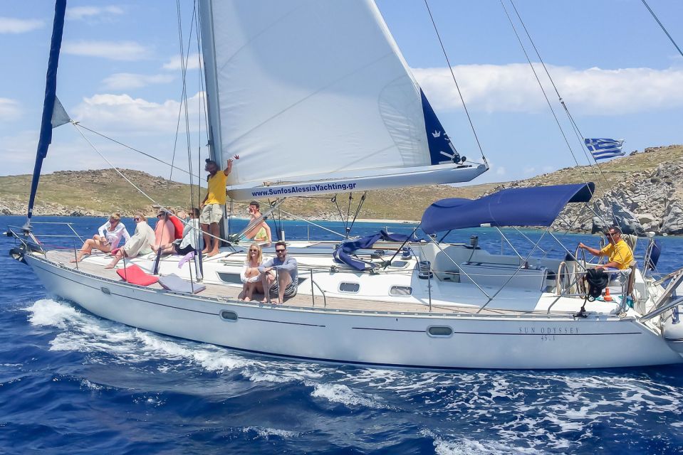 Mykonos: Yacht Cruise to Rhenia and Guided Tour of Delos - The Sailing Experience: Deck Time, Music, and Timing