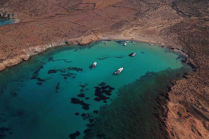 Private Speedboat Cruise from Delos to Rhenia and Mykonos - South Mykonos beaches: Psarou, Elia, and Kalo Livadi from the sea
