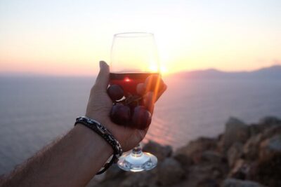 Small-Group Armenistis Lighthouse Sunset Tour in Mykonos - Wine, fruit, and nuts: the part people remember