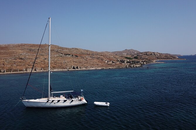Sunset Tour with Nadia K to Delos and Rhenia Island from Mykonos - Rhenia Island Swim: The Uninhabited Break You’ll Remember