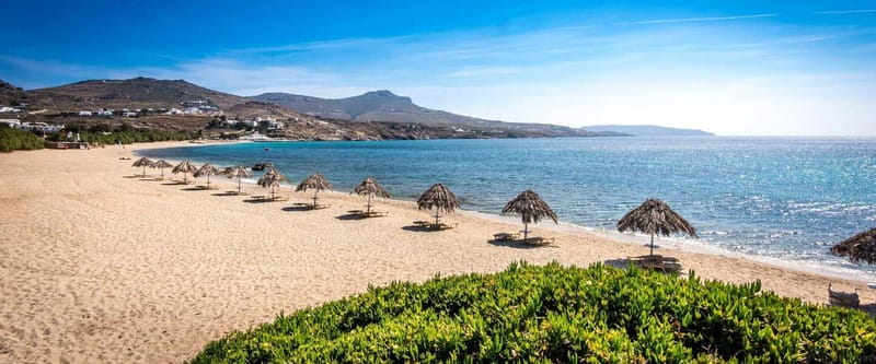❖ Mykonos: Private Island Tour with Transfers and Greek Meal - Beach time on the Kalo Livadi side (and why it helps)